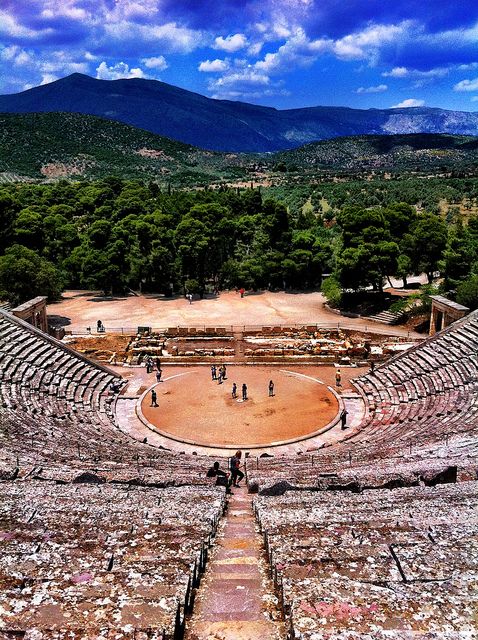 Ancient Theater of Epidaurus GreecePhoto by tgeorgakopoulos on flickr